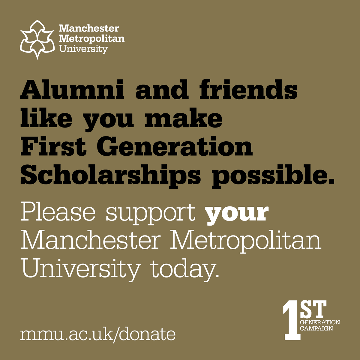 ManMetAlumni's tweet photo. Your donations to #ManMetFirstGen fund a £1,000 cash bursary to help with rent, books, travel, and equipment, as well as the opportunity to attend a fully-funded work-place residential. Make your donation today and help a #ManMetFirstGen Scholar thrive https://t.co/6qURKtM9SE https://t.co/PfEOiZwlvs