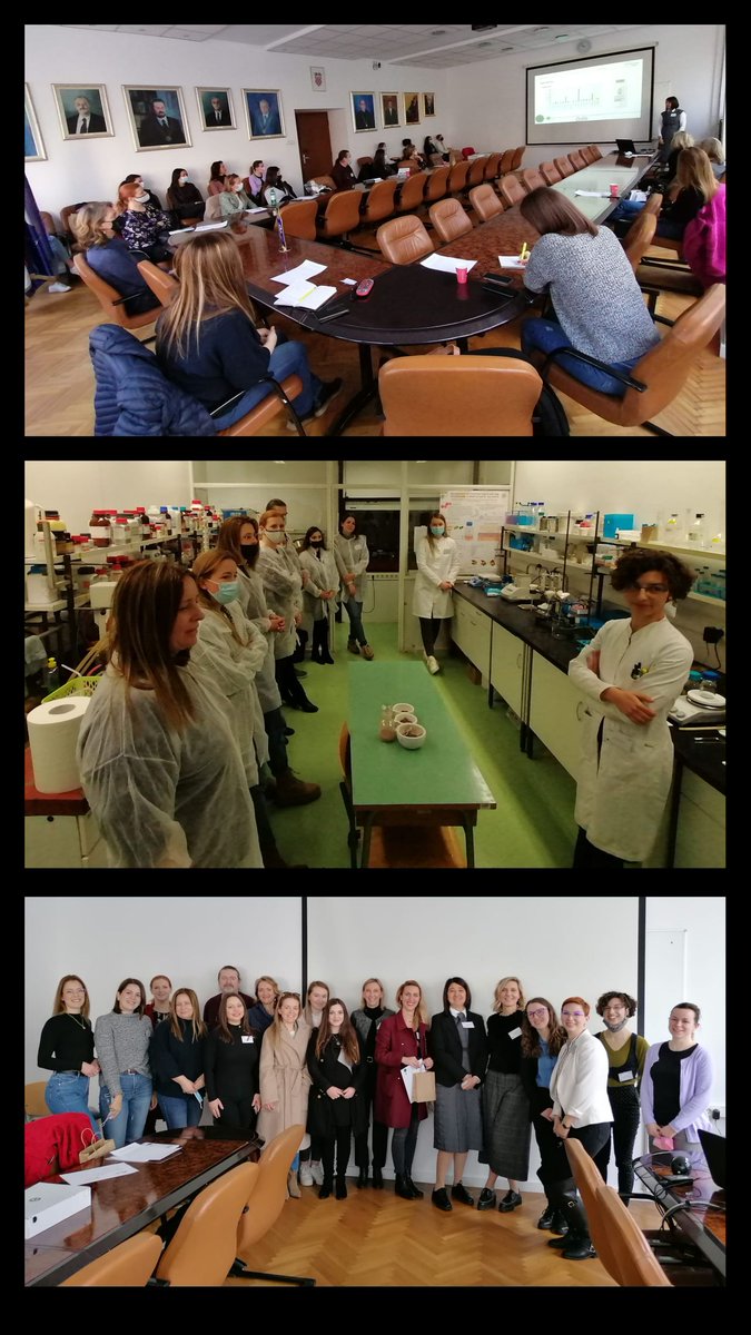 NADES_Design's tweet photo. When academia meets industry, it looks something like this!👩🏼‍🏫👨🏼‍🔬🥼
Thanks to our guests (@Plasinia, Biofarm Hrvatska, Biovitalis, Suban, La PIEL by Lana J., Skintegra, Marta Geršak) for being open to new knowledge, green alternatives, and possible collaboration.
#NADESDesign https://t.co/9EQIk0Mkzj