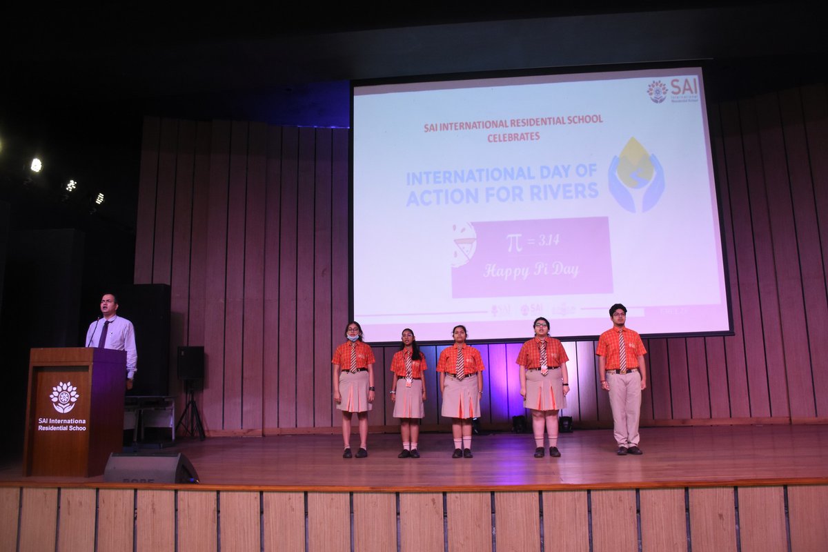 SAIoneers of SIRS held a special assembly to observe the International Pi Day and International Day of Action for River highlighting the significance of each day.

#InternationalPiDay
#InternationalDayofActionforRiver