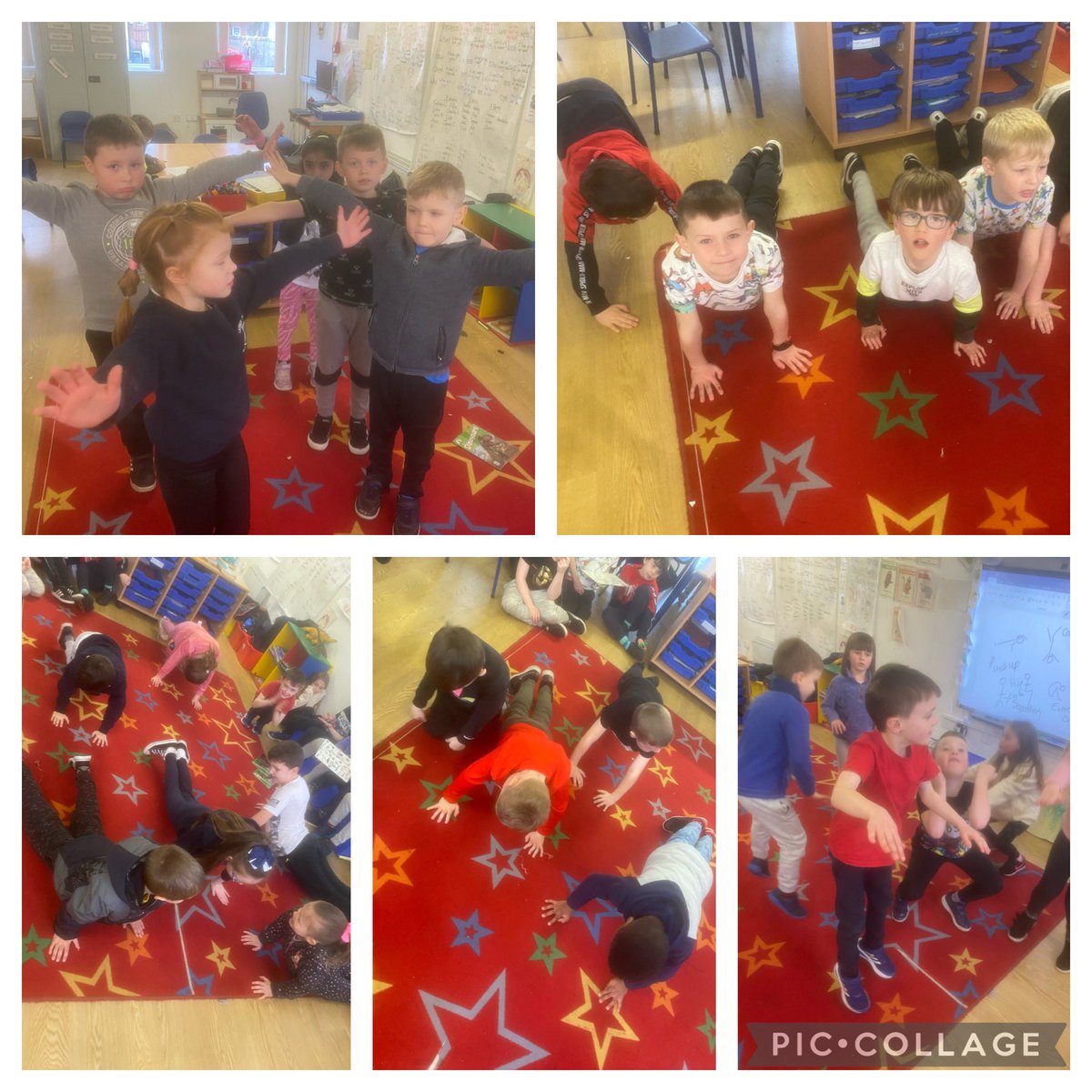Yesterday we used our knowledge of different exercises to create a workout routine. We demonstrated great teamwork skills and encouraged our friends. Great work everyone!