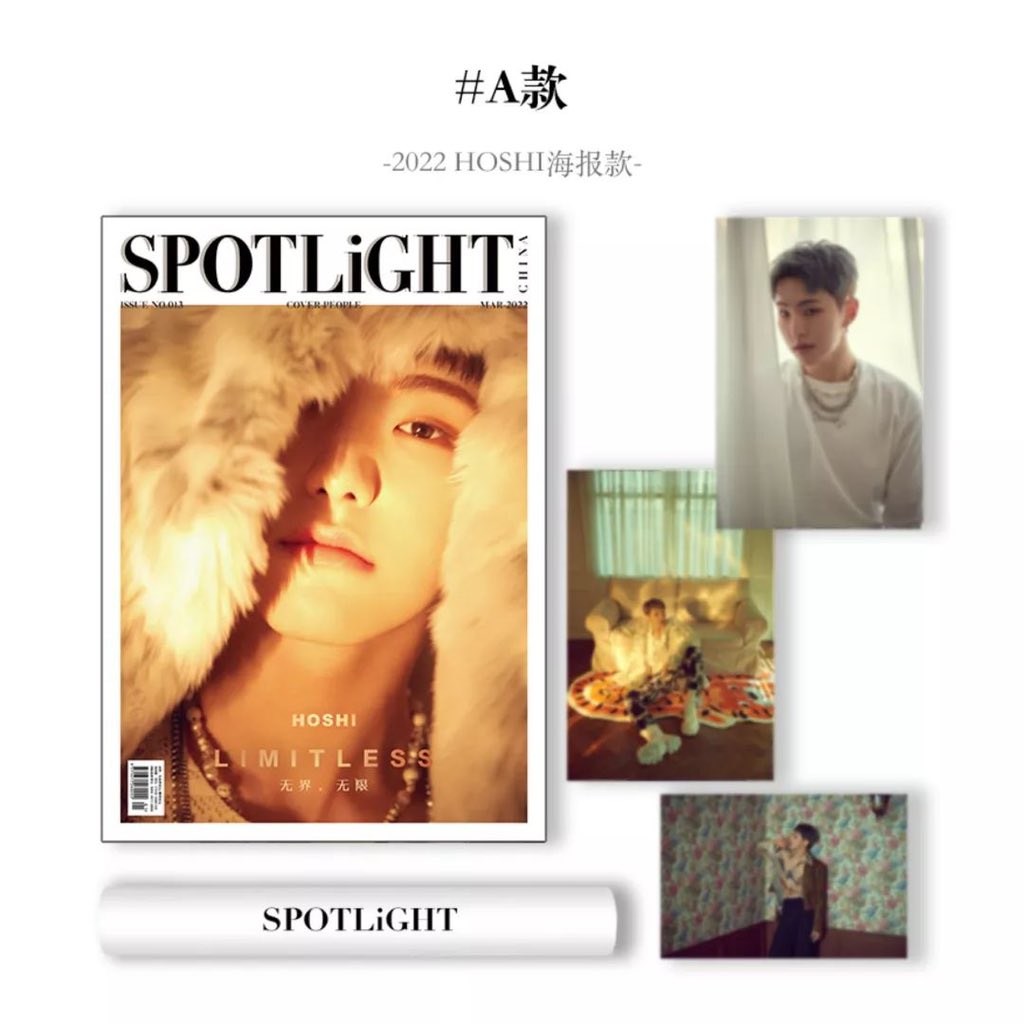 auntlinostore_'s tweet photo. [MY🇲🇾GO][PRE ORDER] 
Spotlight 2022.03 B Type (Cover : SEVENTEEN : HOSHI)  

[Type A/ Type B]

✨Poster 3P (RM 97)
✨Photocard Random 2p out of 5p (RM 86) 

📌Due date : 26/04/2022
📌Need 2nd payment 
📌Will include our freebies too 💕 https://t.co/UTbxPzjKi4