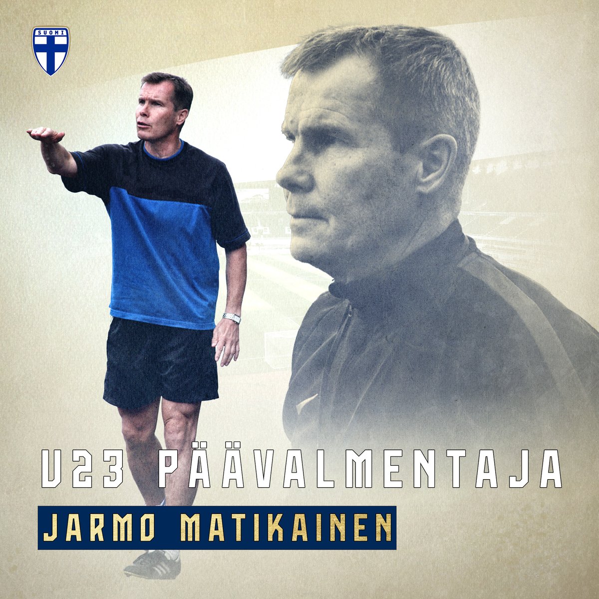 HelmaritFI's tweet photo. Jarmo Matikainen on nimitetty U23-naisten päävalmentajaksi!

Kokenut Matikainen on toiminut aikaisemmin mm. Walesin ja Viron A-maajoukkueiden päävalmentajana sekä eri tehtävissä Palloliitossa. ➡️ https://t.co/PgylfFcGAw

#Helmarit #SeurojenPalloliitto https://t.co/K4IGmSWDca