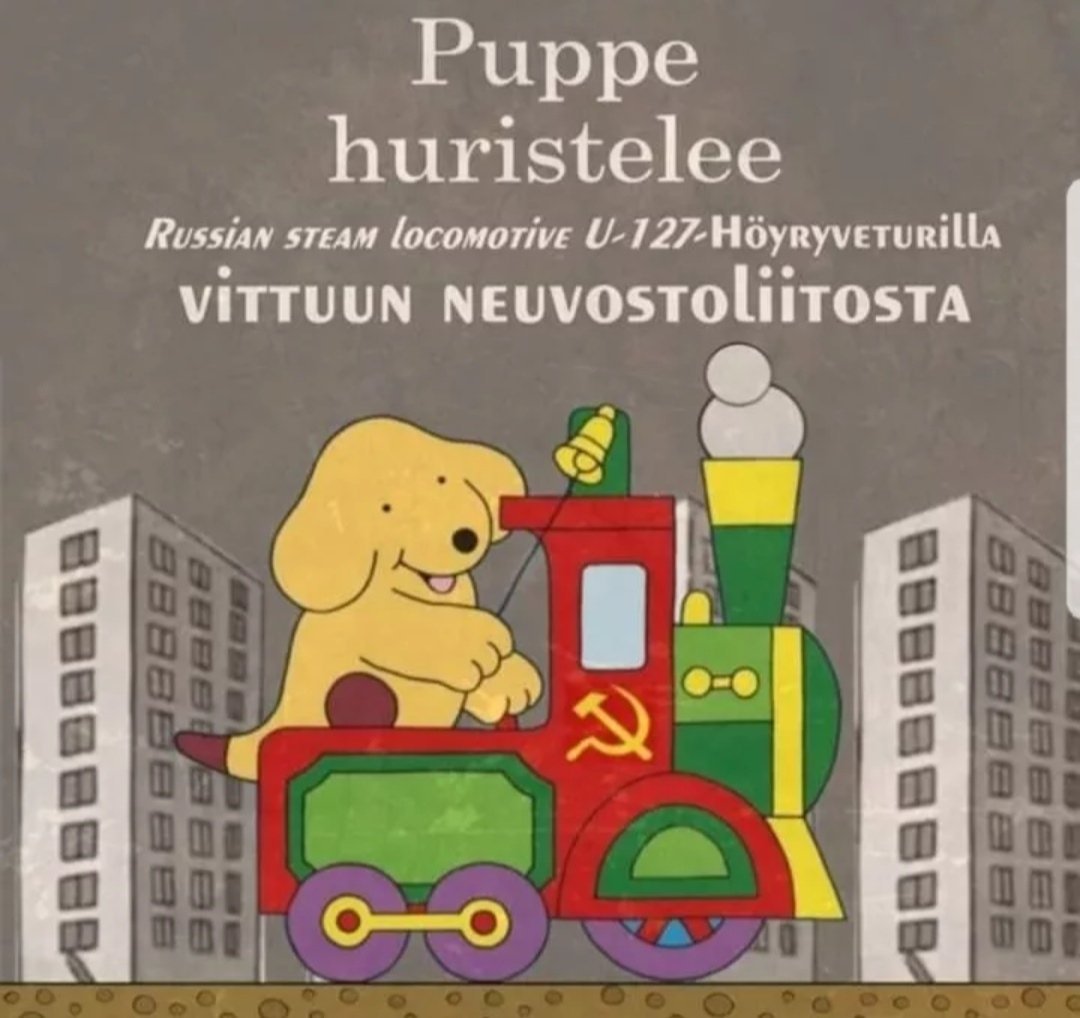 SofiOksanen's tweet photo. Jätän tämän vain tähän. Synkkinä päivinä Puppe auttaa. #Ukraina #Venäjä https://t.co/AlFhpdfCsP