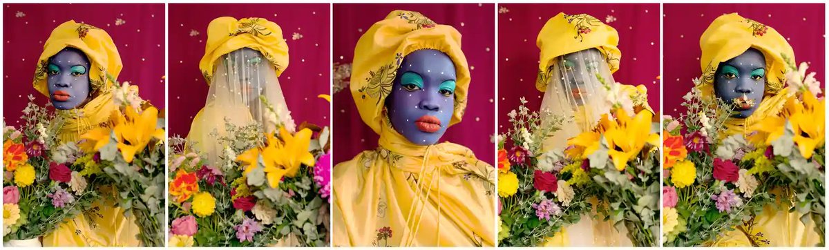 mixdevil66's tweet photo. #LaPrairieArtAward @la_prairie @ArtGalleryofNSW: photographer #AtongAtem wins inaugural $80,000 prize. Melbourne-based South Sudanese artist upturns the dehumanising lens of Eurocentric #art history with her joyous and vivid work @atongatem https://t.co/D89efACNw2 https://t.co/5gARQXWSF7