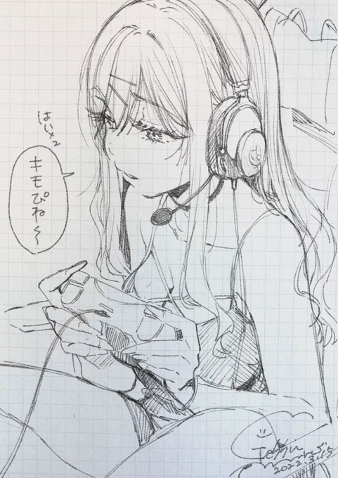 チーターには辛辣莉音ちゃん落書き
#ギャルゲーマーに褒められたい 