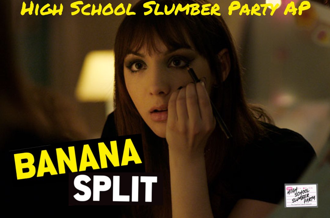 HSSlumberParty's tweet photo. In case you missed it check out our AP episode on Banana Split wherever you get your podcasts.

https://t.co/j9tSDMubla

@SassyNerdMT #HannahMarks #LianaLiberato #DylanSprouse #jacobbatalon #bananasplit #doubledad #nevergoinback https://t.co/3nluzefK1t
