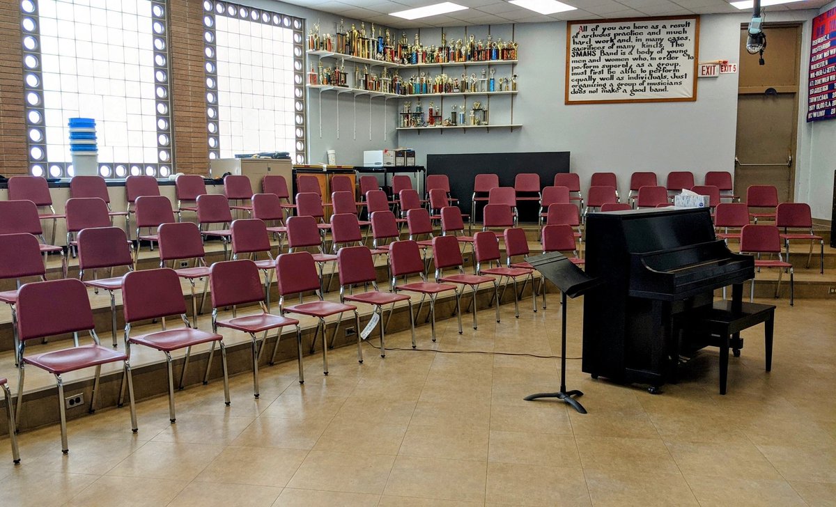 SMAHSMUSIC's tweet photo. We are all set for some great music-making on Tuesday! 270 total students from all SMASD schools! Concert at 6:30pm. Hope to see you there!
#GoDutchMusic
#SailingForward https://t.co/9z6dhSDNSF
