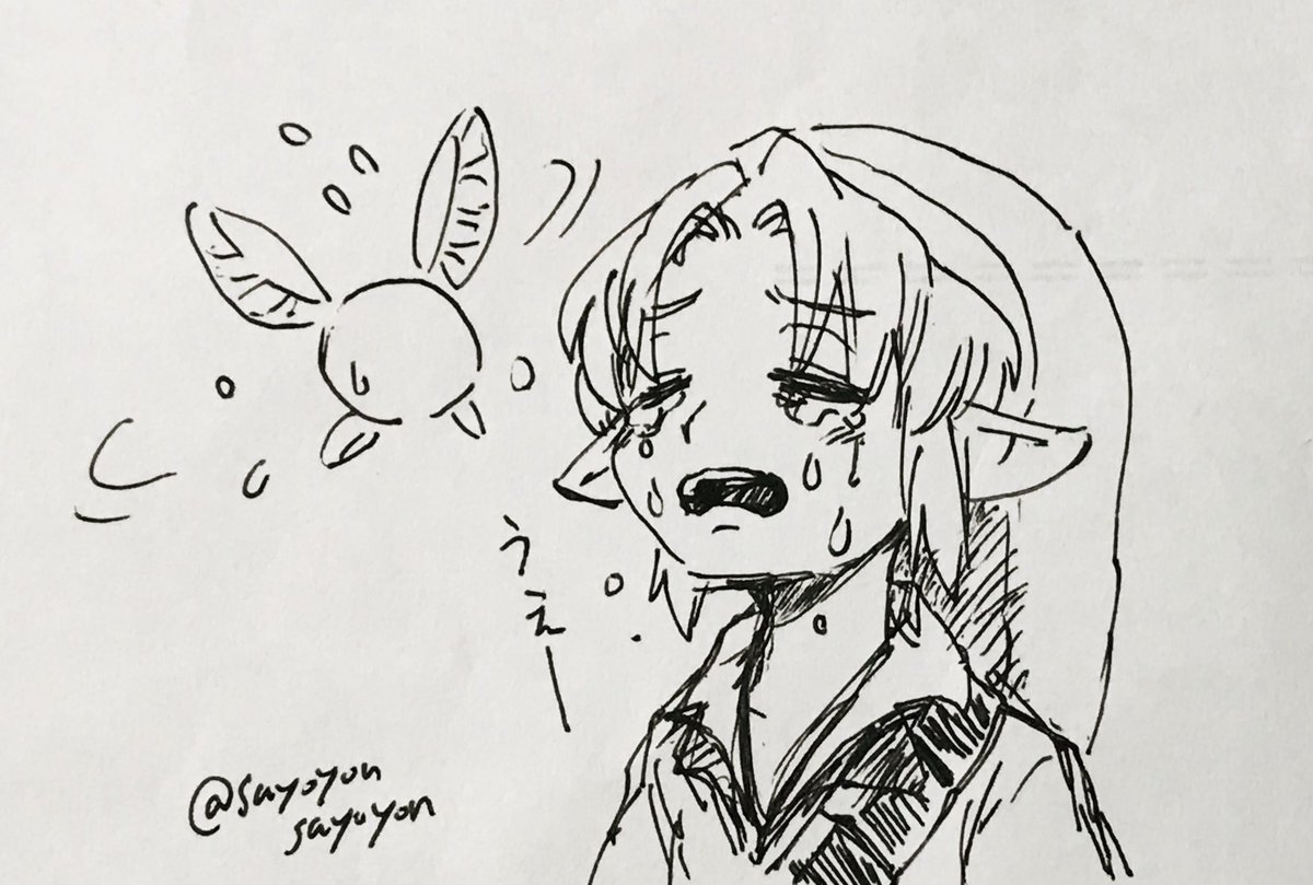 突発ボールペンらくがき✍️

姫川先生の漫画版で描かれている子供リンクの悔し泣きシーンで、大きな使命を背負っているけどまだ子供なんだという事を改めてハッとさせられて胸がギュッとなります。

そんなリンクを優しく宥めるナビィが、面倒見の良いお姉さんのようでこれまた良い🧚‍♂️ 
