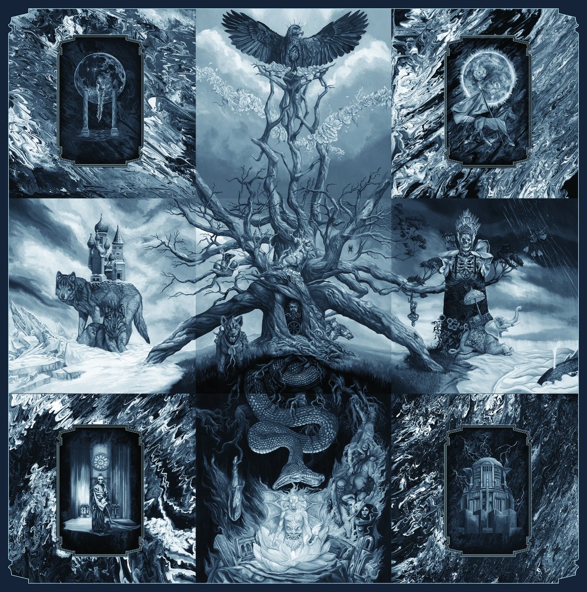 The full art for <a href="/mastodonmusic/">Mastodon</a> Hushed and Grim is up for an award over at <a href="/heavymusicawds/">Heavy Music Awards</a> . Give us a vote, I worked extra on this one: vote.heavymusicawards.com