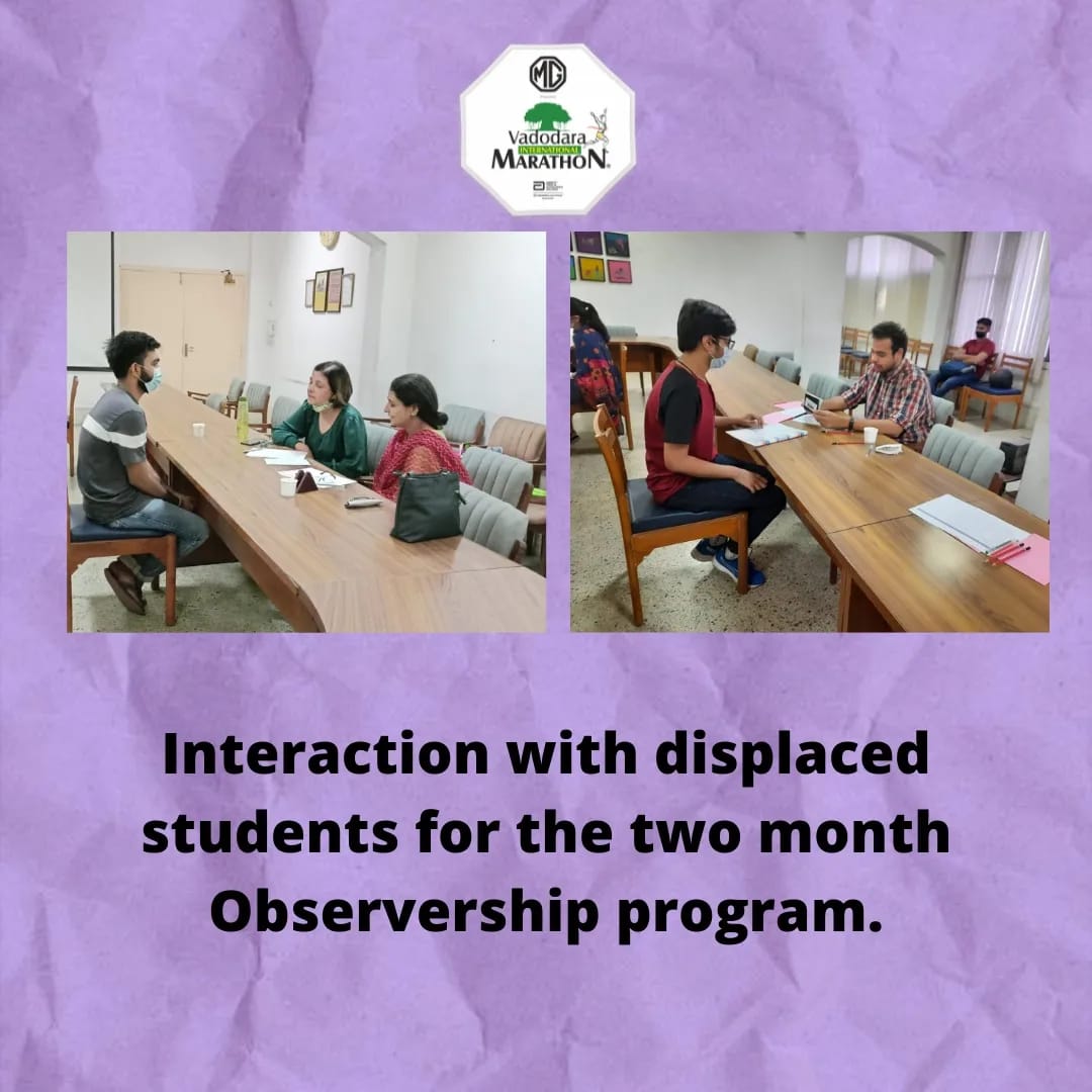 VMIndia's tweet photo. MG Motor and Vadodara Marathon is conducting the MG Nurture, an Observership program for medical students evacuated from Ukraine. 
@MGMotorIn 
@VMIndia
@tra298 https://t.co/baALm0qo1V