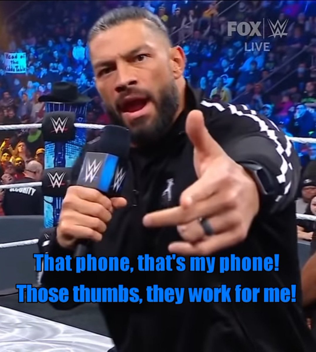 Mrs_raven's tweet photo. #wwesmackdown #WWE #WrestlingCommunity #wrestling @WWERomanReigns https://t.co/zoNTmBkaWX
