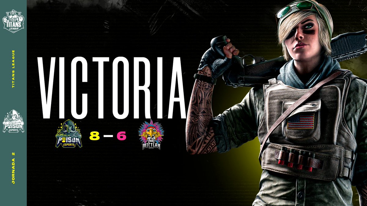 ¡VICTORIA!
Nos fue algo complicada pero se logro, se pudo ganar a pesar de ciertas dificultades que se presentaron en esta jornada

¡Vamos a darlo todo en la siguiente jornada!

🏆<a href="/TitansLeague1/">Titans League</a>
🆚@Mictlan_Esport 
⚔8️⃣-6️⃣

#LETSGOPOISON #WEAREPOISON