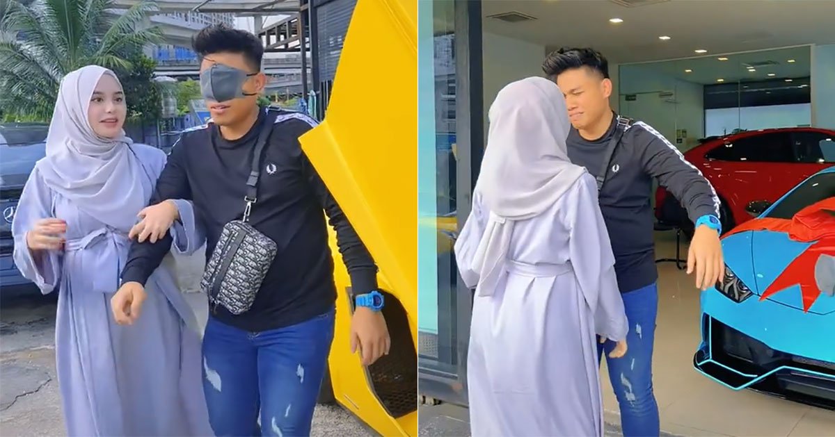 MothershipSG's tweet photo. M'sian pregnant wife, 19, buys RM2 million Lamborghini for husband as his sleep will be affected after she gives birth https://t.co/AlToYo9Llz https://t.co/hWh0hb8izn