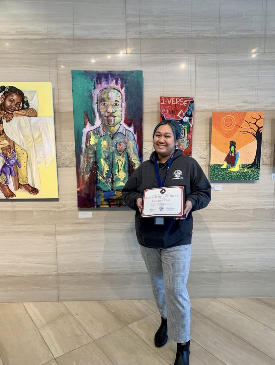 strongfuturelv's tweet photo. In celebration of #AmeriCorpsWeek we would like to showcase our @CityOfLasVegas @AmeriCorps Batteries Included program member, Caroline. Caroline has been a huge asset and has played a significant role in helping rebuild teen programming socially and academically! #StrongFutureLV https://t.co/P6qDr1mOLR