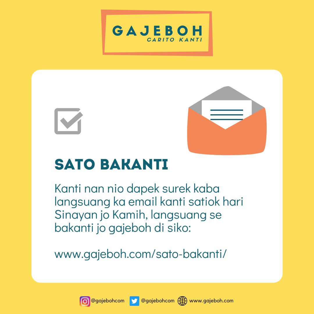 gajebohcom's tweet photo. Kok gadang bana cameh pulo, kok dapek sadang elok lah, apo lai baraja baselancar. https://t.co/Alfg5xEXvz