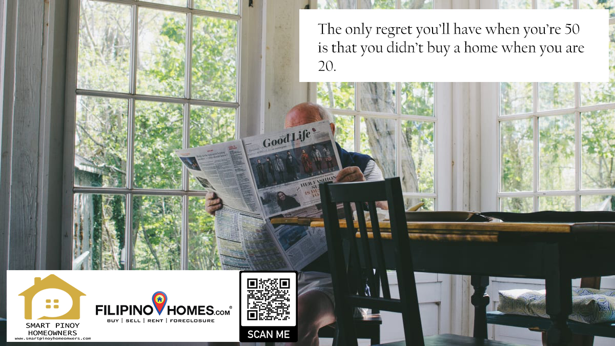 PinoyHomeowners's tweet photo. INVEST because you can STILL can, INVEST because you should, INVEST because you are still young and able.

#InvestinRealEstate #RealEstateGoals #ThinkLongTerm #FilipinoHomes #SmartPinoyHomeowners https://t.co/3hP7YvNE7I