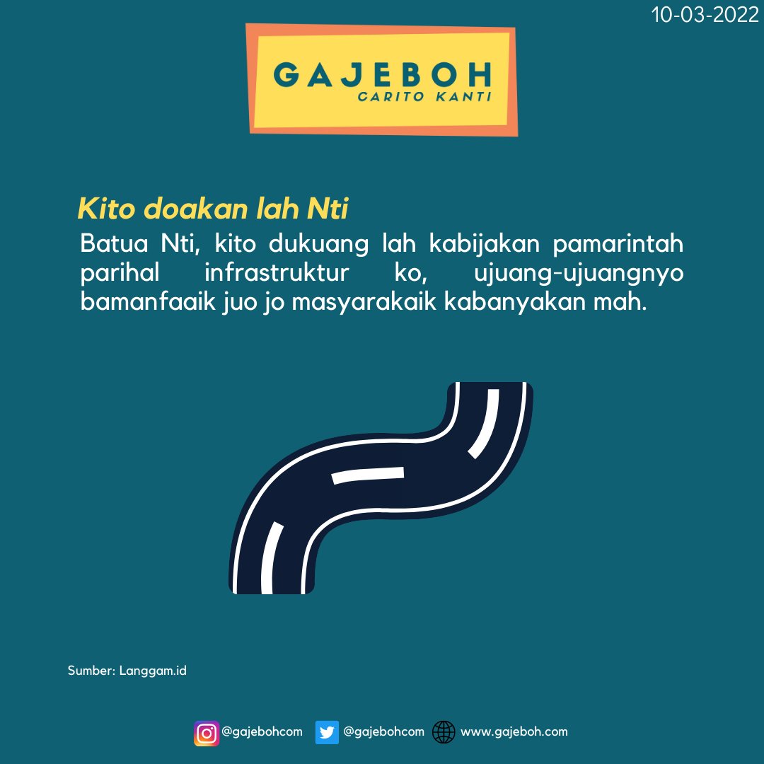 gajebohcom's tweet photo. Lah, lah, malaju se luruih ka Prov Riau sakali? Dakek sado nagari. https://t.co/DiEohNKdOg