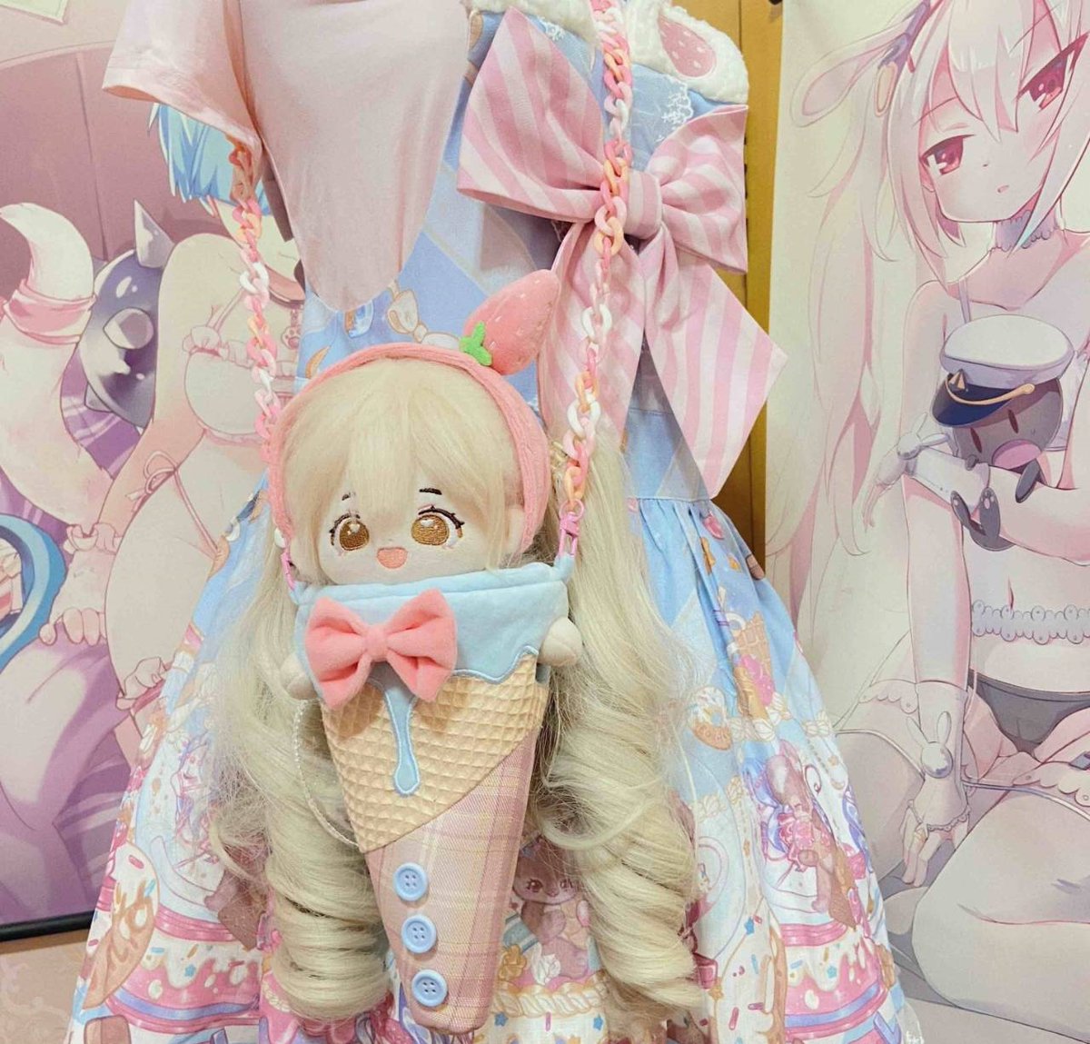 nyankyo_id's tweet photo. [HELP RT-INA🇮🇩] #DOLLSBAG STRAWBERRY SWEETHEART

🗓️20 MAR'22, 18.00 WIB / UNTIL SOLD

For 10/20cm Doll
Ice Cream Cone Bag + Chain

💰 IDR 235k
❌ SHIPPING + TAX

ORDER FORM
https://t.co/ObFGSR9c3o

#dollbag #tasboneka #10cmdollbag #tasboneka10cm #itabag https://t.co/pUv6D7G5Ek