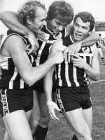 _Since1969's tweet photo. **4 DAYS TO GO - @PAFC LOCKER 4 REVISITED**
100 GAME PLAYERS
JOHN ‘BUNNY’ SKELLEY
ALLEN GREER
RON ELLEWAY
IVAN ECKERMAN
GEORGE FIACCHI
TOM CARR
GAVIN WANGANEEN
#DoItForRussell https://t.co/j0SiUb24f5