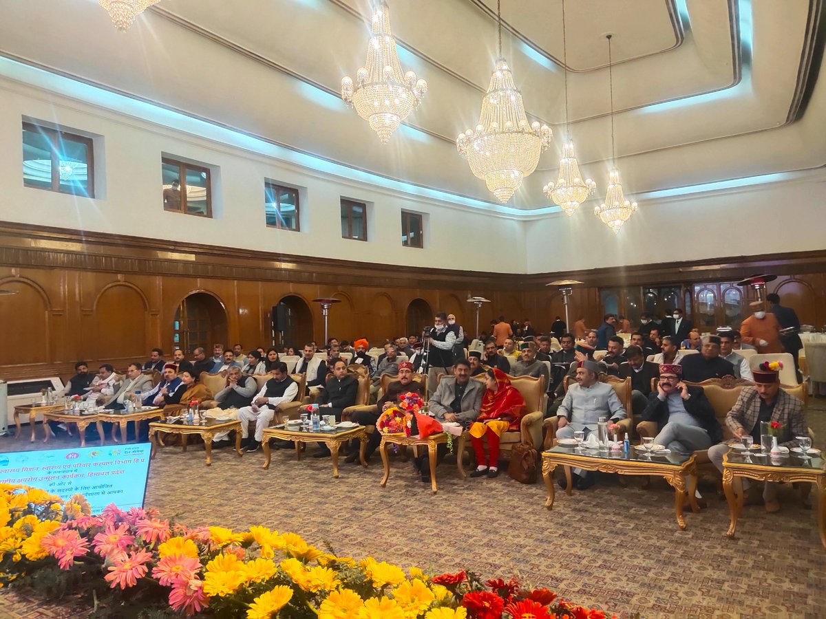 mukt_tb's tweet photo. Shimla 14 March 2022: NHM &amp; State TB Cell Himachal organized a sensitization workshop on Tuberculosis for the MLA. Almost all MLAs across party lines attended the session and pledged full support in eradicating TB from Himachal Pradesh.
#TBHaregaDeshJeetega #TBMuktHimachal #EndTB https://t.co/XpNarhqOqj
