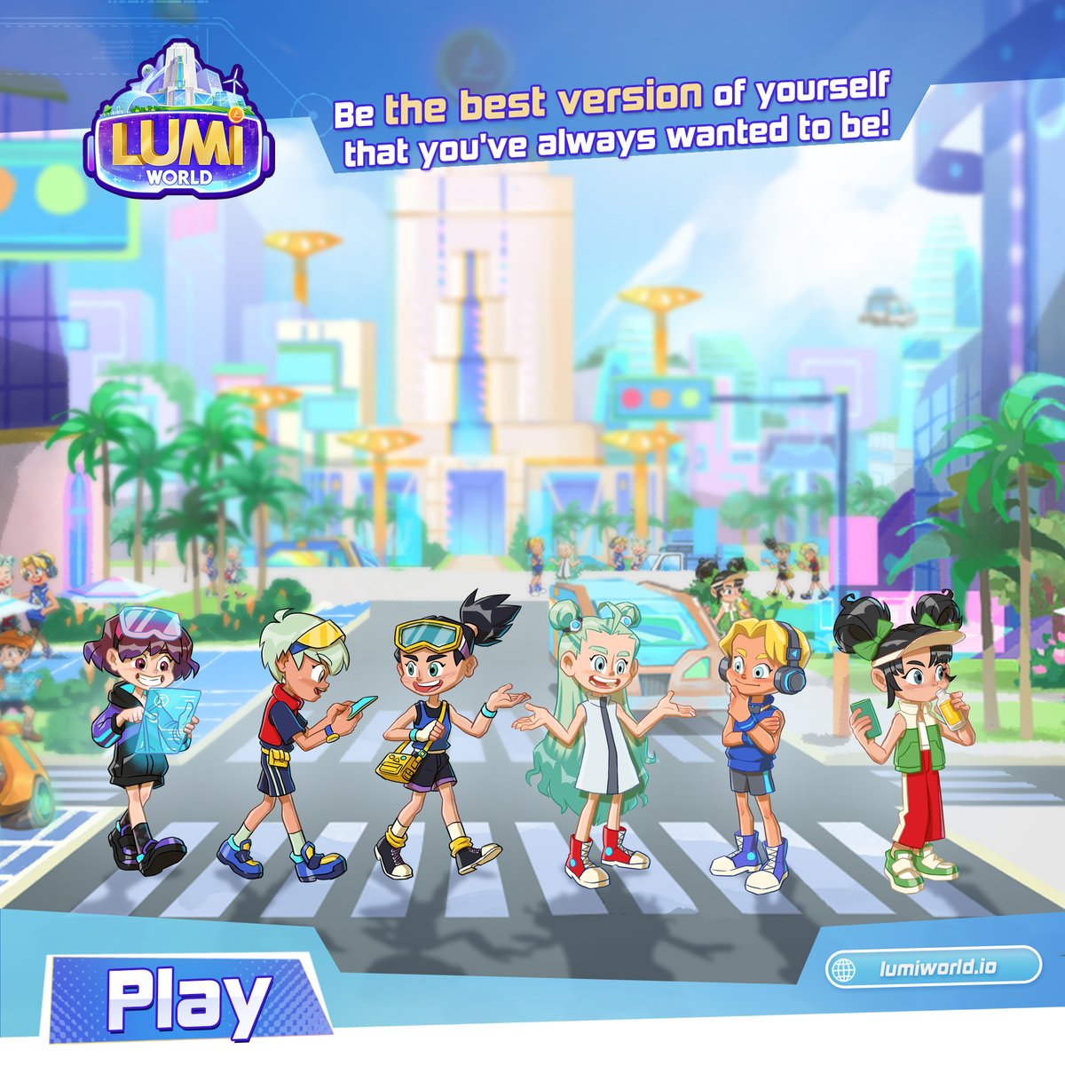LumiworldGame's tweet photo. 𝐁𝐞 𝐭𝐡𝐞 𝐛𝐞𝐬𝐭 𝐯𝐞𝐫𝐬𝐢𝐨𝐧 𝐨𝐟 𝐲𝐨𝐮𝐫𝐬𝐞𝐥𝐟 𝐭𝐡𝐚𝐭 𝐲𝐨𝐮'𝐯𝐞 𝐚𝐥𝐰𝐚𝐲𝐬 𝐰𝐚𝐧𝐭𝐞𝐝 𝐭𝐨 𝐛𝐞!😎
Design your own avatar👩🏻‍🎤Unique costumes are priced at NFT
https://t.co/I0DTjO3Pht

#nft #lumiworld #cryptogame #playtoearn #gamefi #metaverse #P2E #nftgame https://t.co/PzIt42Pk4U