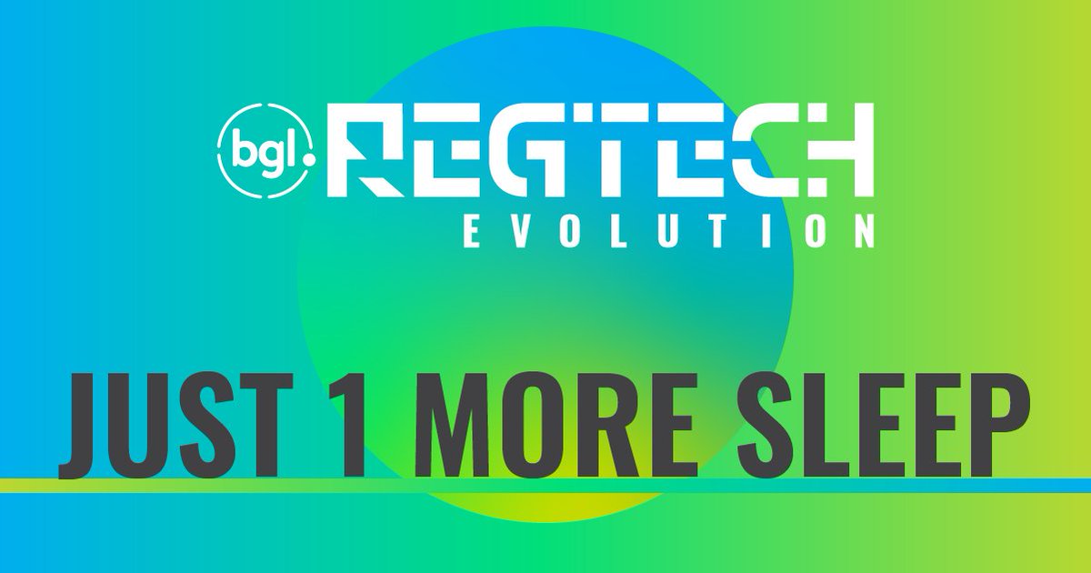 Just 1 more sleep to go #BGLREGTECH Melbourne 😍 

bglregtech.com

#REGTECH #CAS360 #CompanyCompliance #Compliance #FinTech #BGL #Accounting #Accountants #SimpleFund360 #SMSF #SimpleInvest360 #CGT #MachineLearning #JoinTheEvolution