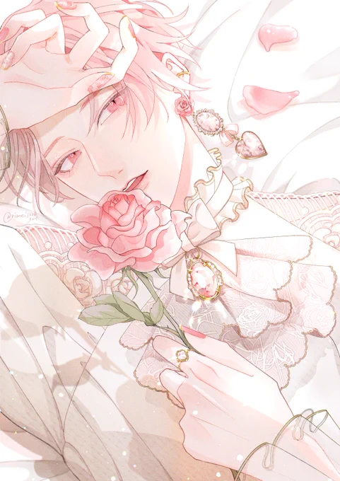 #絵柄が好みって人にフォローされたい
私も便乗させてください~!
美人さんと、白ベースのお洋服にキラキラ装飾品描くのが好きです🤍 