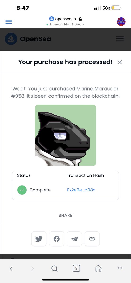 @woahzerr <a href="/YaboiDeemoh/">Deemoh</a> <a href="/MarineMarauderz/">Marine Marauderz NFT</a> Two snipes tonight 🦾🔝🦈
