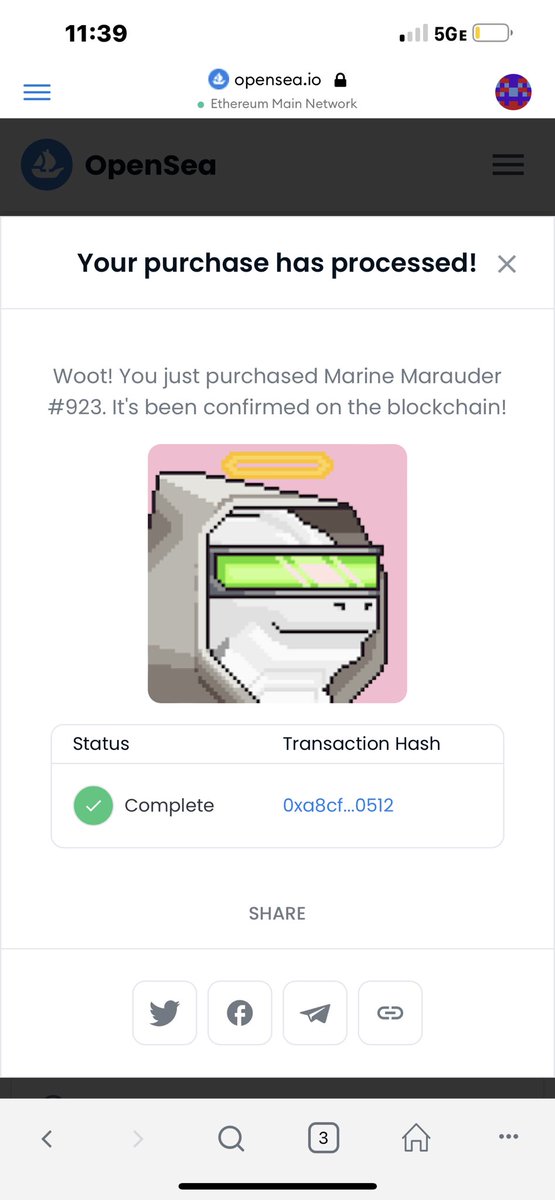 RickGz050721eth's tweet photo. @woahzerr @YaboiDeemoh @MarineMarauderz Two snipes tonight 🦾🔝🦈 https://t.co/IxPaWxrjTS