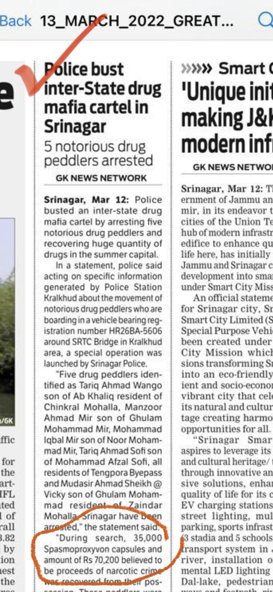 flash_shabir's tweet photo. Thirty five thousand spasmo proxyvon capsules !!! Huge very huge quantity !!

Please come out and help us to control this menace #drugsmenace #saveSrinagar
Call me directly 9797011000 https://t.co/7Ddfc4yOG9