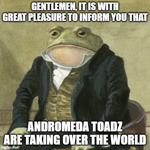 WKrypto1's tweet image. Let&apos;s go with the memes
@AndromedaToadz @MetisDAO #AndromedaToadz