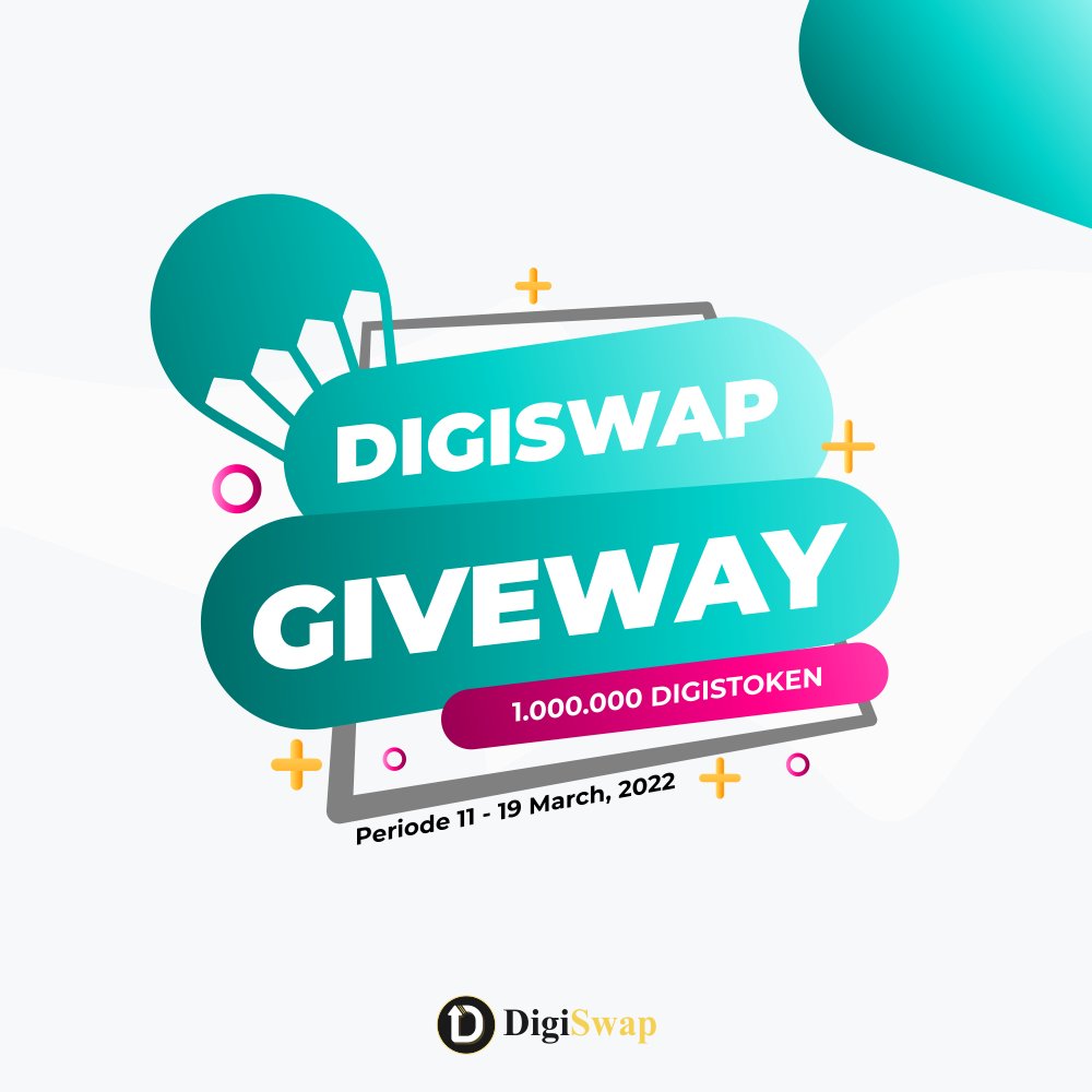 have you joined the 1.000.000 airdrop DIGIS TOKEN ?

#airdrop
#cryptogiveaway
#bigairdrop #digiswapairdrop  #crypto  #giveaway #cryptonews #tokens #freetoken #cryptoexchange