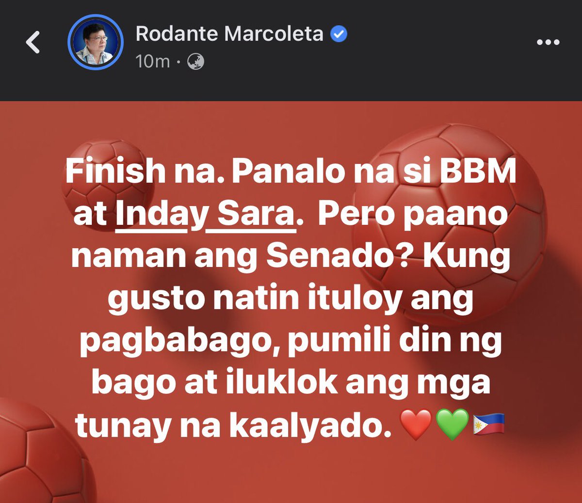 jessie4895's tweet photo. I will surely vote for you Cong. Rodante Marcoleta. 

ILOCANO TI PRESIDENTE
#NuevaEcijaForBBMSARA https://t.co/BQXoSXsq25
