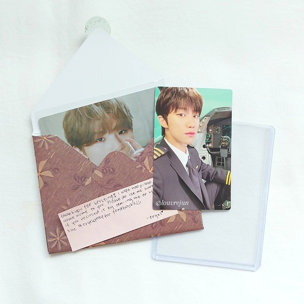 louvrejun's tweet photo. — [ #louvmail 💌 ]

hao piloto is home !! thank u so much @eisasakalam for selling this pc to me <3 it came home safe and sound 🤍 #eryelsproof https://t.co/d6U6coHXND