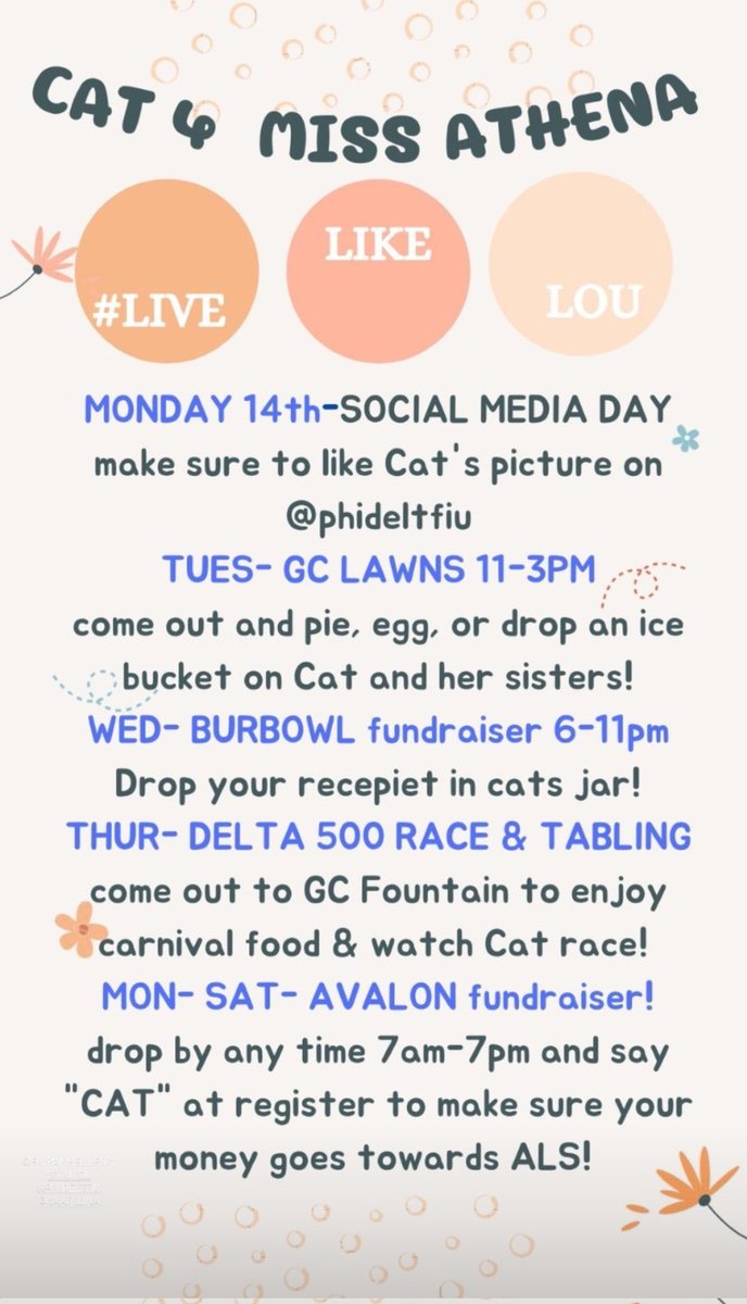 CAT FOR MISS ATHENA 🗣🗣
<a href="/PhiDeltFIU/">Phi Delta Theta FIU</a> ❤️‍🔥