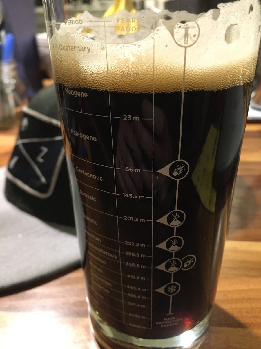 FritzEndres's tweet image. Sipping a good brew in my #geologictime tumbler, memorizing when exactly all the mass extinctions were. Living the good life. 🙏@mkelsea #cognitivesurplus
