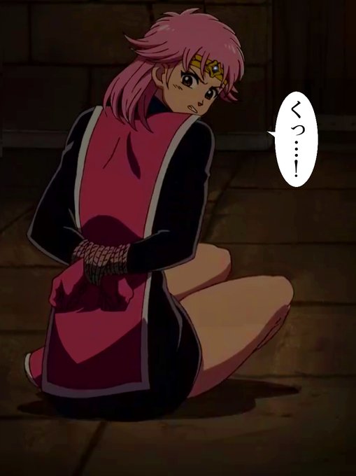 『捕らわれの身のマァムさんが、メダパニをかけられて混乱してるみたいだったので、静まるまで猿ぐつわを噛ませてみた!!』
マァムさん、混乱しているとはいえ、かなり自意識過剰なご様子😓
やはり本心では、自分のことをかなり可愛いと思っているのでは?? 