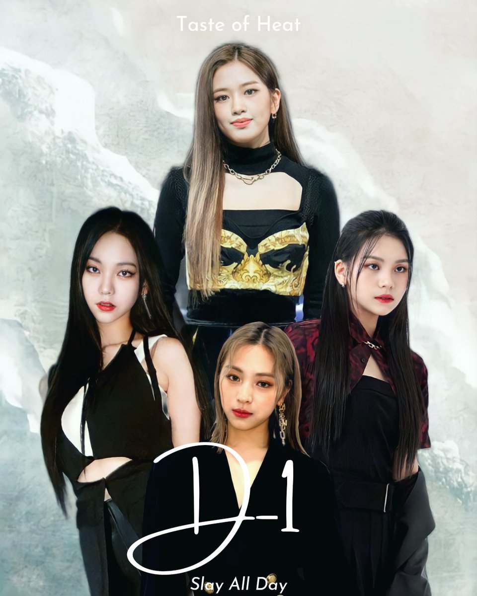 auroralightsent's tweet photo. SLAY ALL DAY: TASTE OF HEAT | 2nd Mini-Album • D-1

#Slay_All_Day #Taste_Of_Heat
 #Dare_to_Reign #2nd_Mini_Album
#Kei #Jewel #Historia #Erin https://t.co/7HQyuXOcub