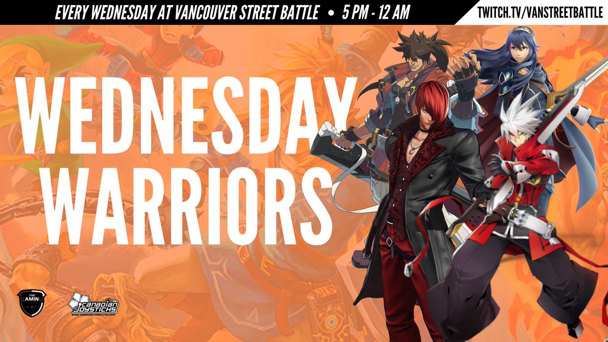 VanStreetBattle's tweet photo. ๐ VSB SIGN UPS ARE LIVE for March 16-19!
Wednesday Warriors #20 + Smash Ultimate #CPS4 Finals!
๐ https://t.co/8vE8aY0IuK
Novice Friday #20
๐ https://t.co/fYTqCnNAxx
Main Stage Saturday #20
๐ https://t.co/p1t92JVArs https://t.co/LpRZvey0ID