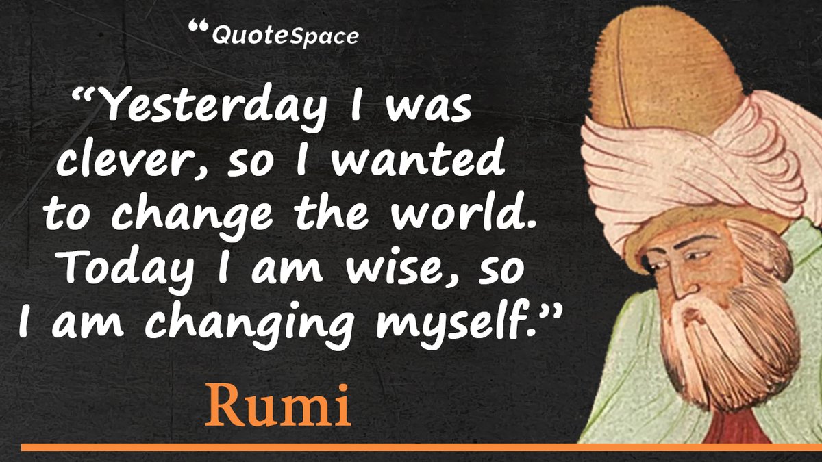 _QuoteSpace's tweet image. #Rumi #Quotes #Quotesoftheday