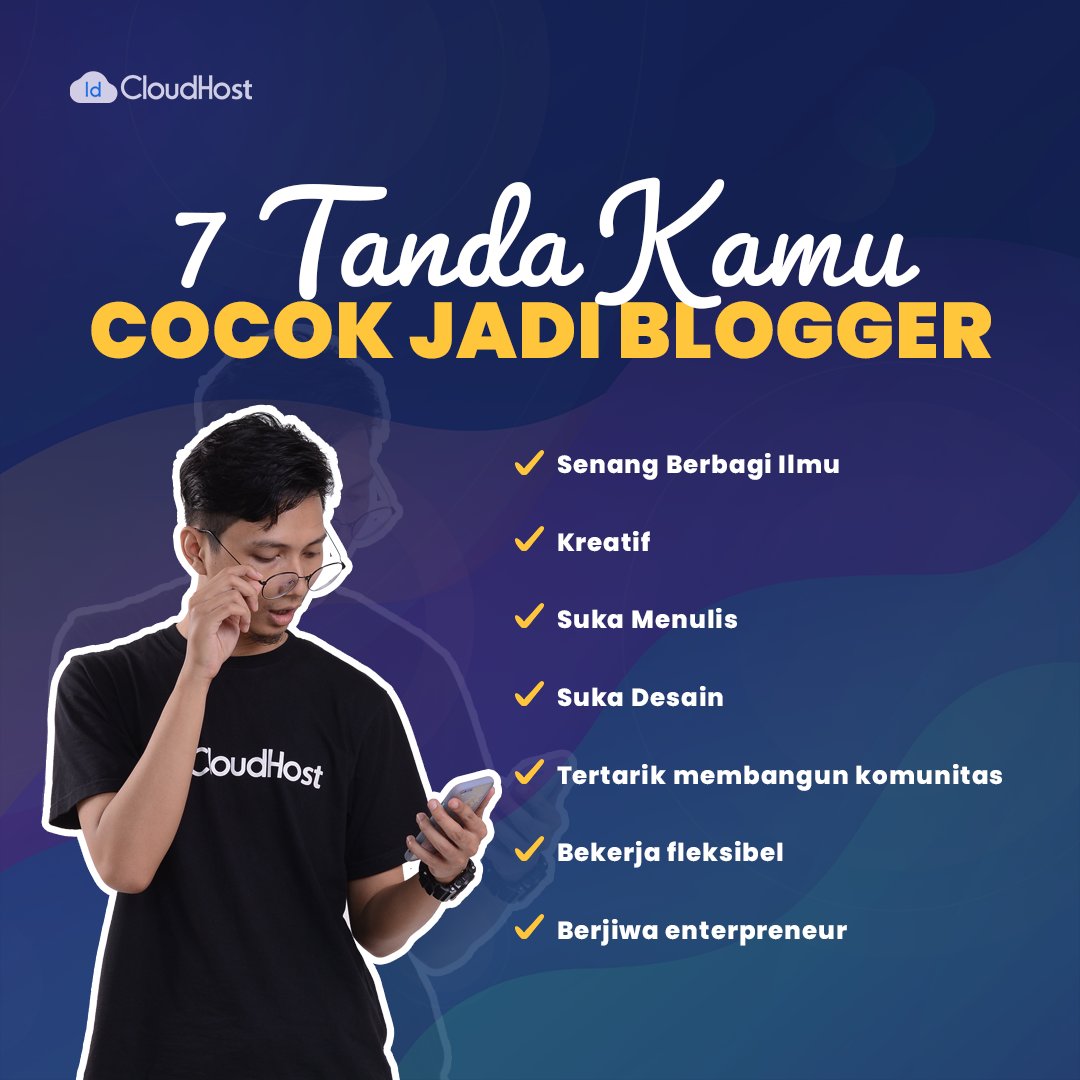 Idcloudhostcom's tweet image. Kalo kamu punya tanda-tanda kaya gini, mungkin kamu cocok jadi Blogger🤔🤔

#IDCloudHost #PengenJadiBlogger #BloggerIndonesia