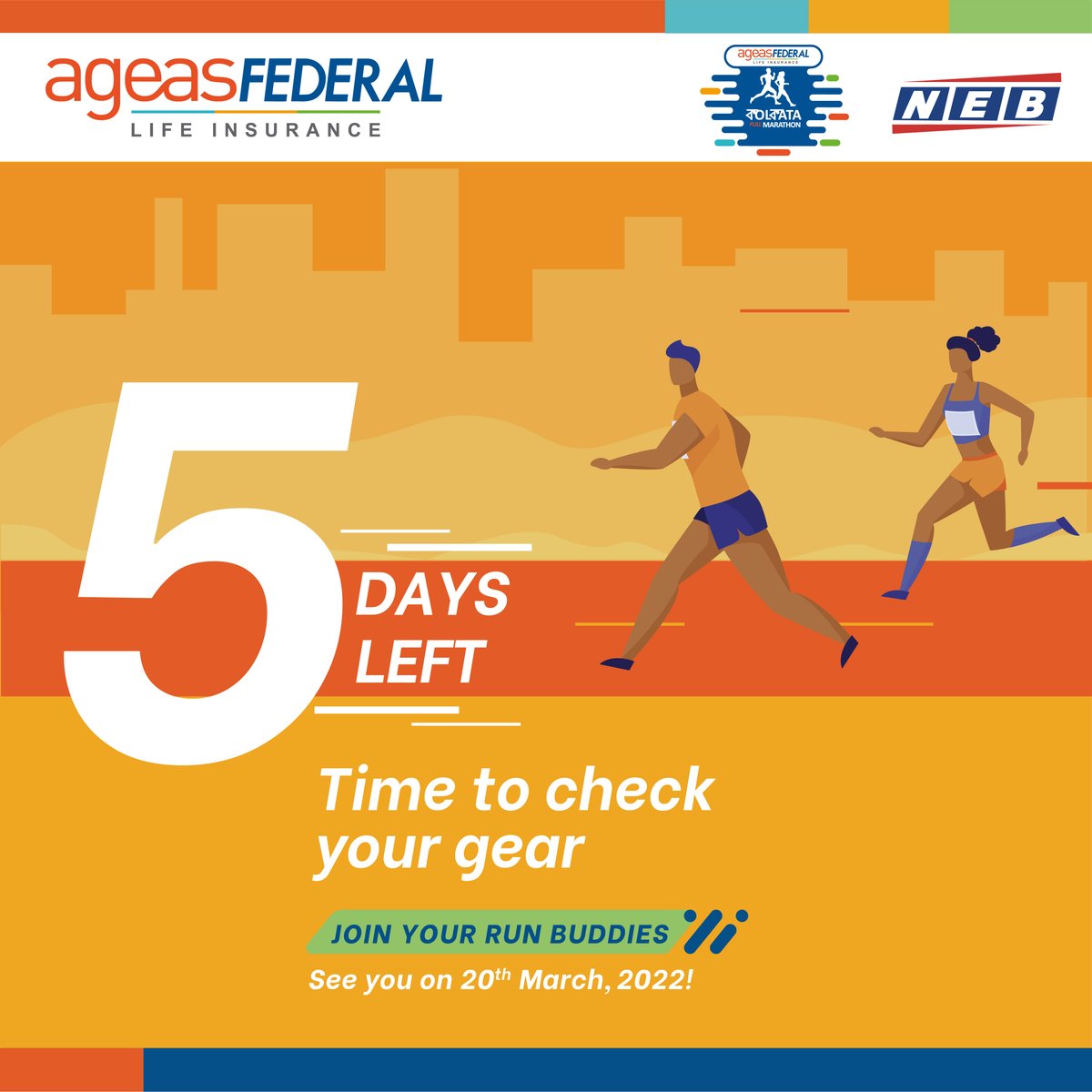 KolFullMarathon's tweet photo. The @AgeasFederal Life Insurance Kolkata Full Marathon is just around the corner. Are you all set for it? Let us know in the comments below. 

#RunBuddies https://t.co/6ensrw16HO