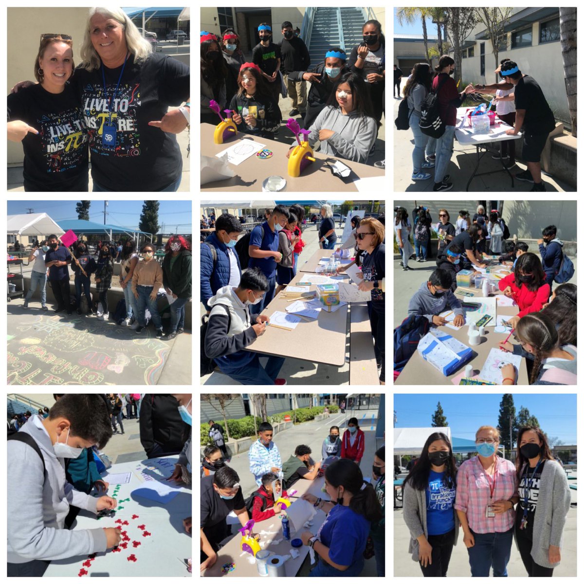 _theMightyZ's tweet photo. Students and staff were insPIred by Pi Day activities at the Mighty Z 😬🥧 https://t.co/nF8Q0WDiuS