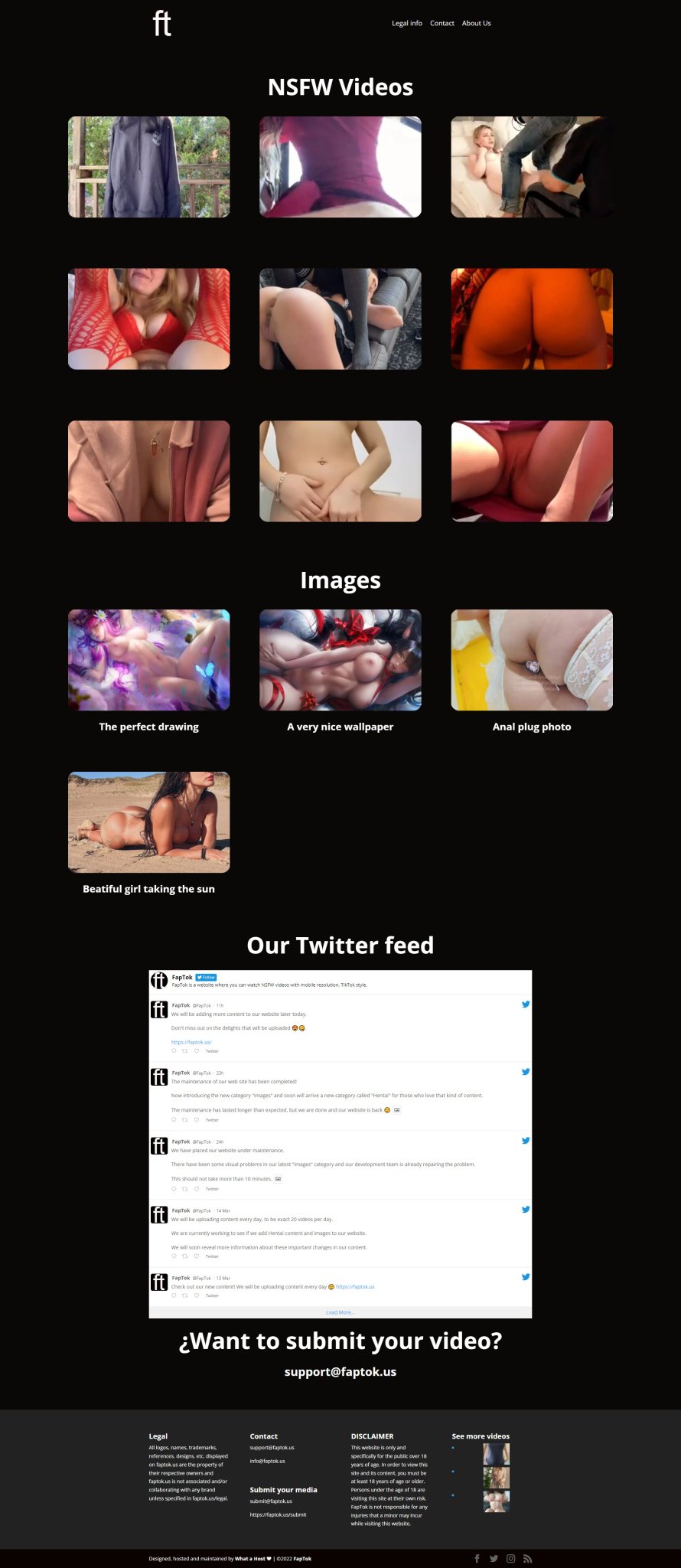 FapTok on X: New content is now available on our website! Today we have  suffered a setback, but we have already uploaded the new content we  promised ;) Tomorrow there will be