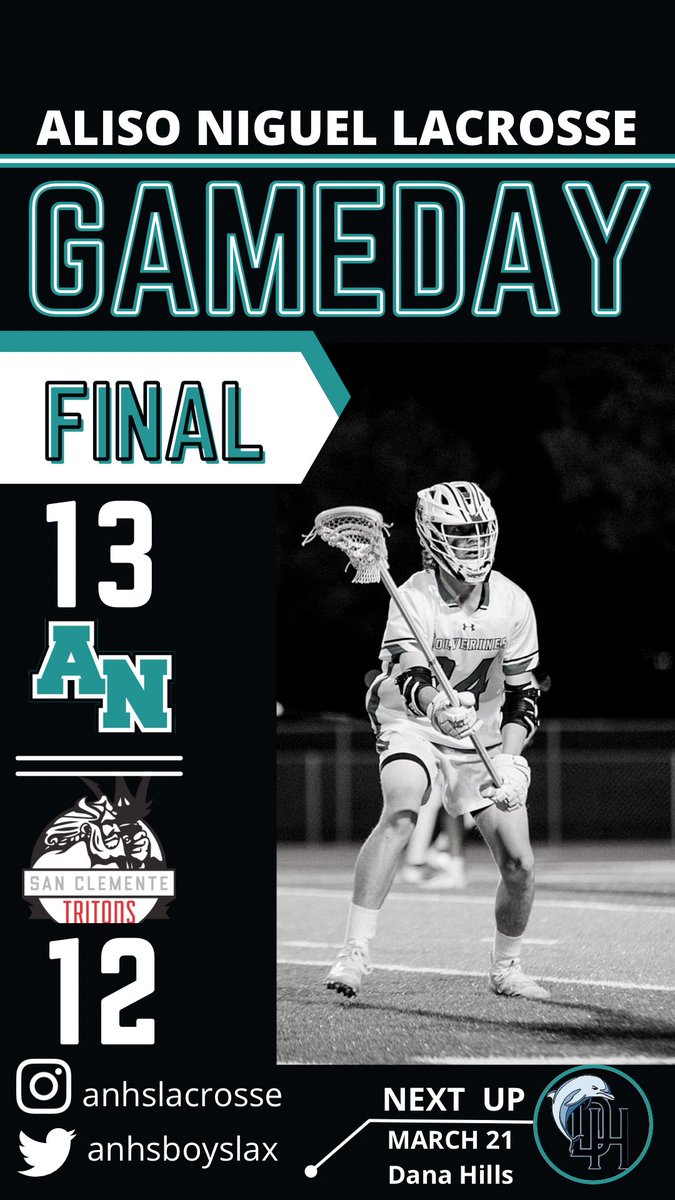 WIN! The Wolverines beat San Clemente 13-12 in a game of back and forth runs! The Wolverines move to 4-0 on the season and will face Dana Hills next Monday in their league opener. The Wolverines beat SC for the first time since 2015. 

#BOOM <a href="/mikehuntley63/">Michael Huntley</a> <a href="/alisoathletics/">Aliso Athletics</a>