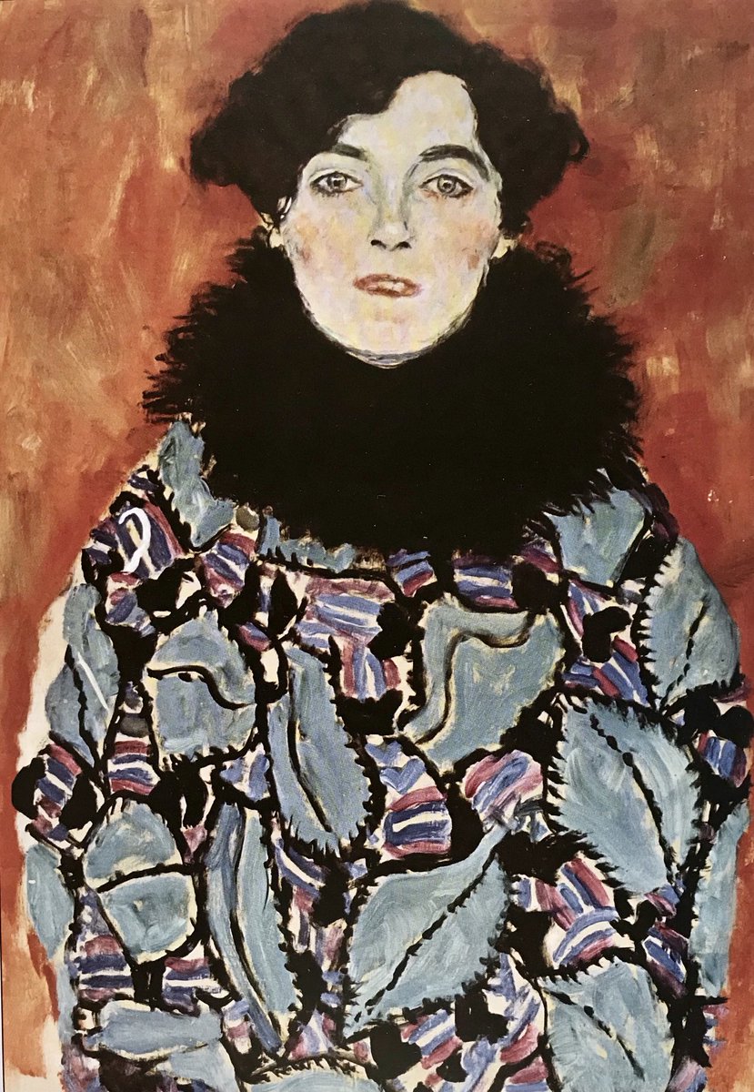p_rocys's tweet photo. Gustav Klimt 
Портрет Иоганны Штауде.1917 
Австрийская галерея Бельведер,Австрия #art https://t.co/pnKjz9qMUj