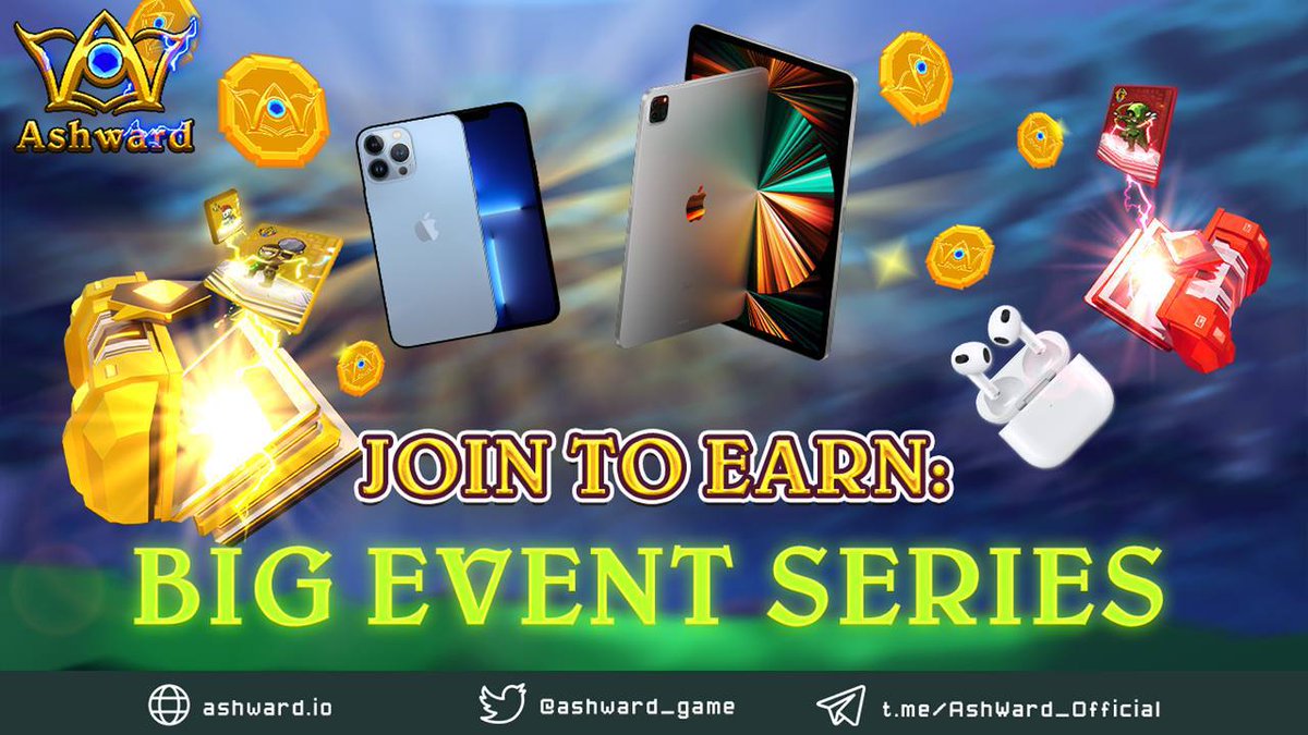 HoangNguyenTro4's tweet photo. Happy Monday homies๐ฅ
๐ BIG EVENT ASHWARD ๐ธ
๐ REWARDS:
๐ iPhone 13 Promax
๐ iPad
๐ Airpod 3
๐ NFT Genesis
๐Detail here: https://t.co/hRvkUmwx7O
#ASHWARD #BCS #NFT https://t.co/59hiolQaq0