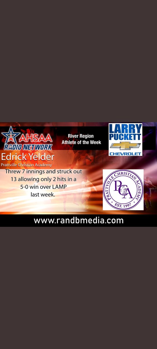 Prattville Christian Academy Baseball tweet media