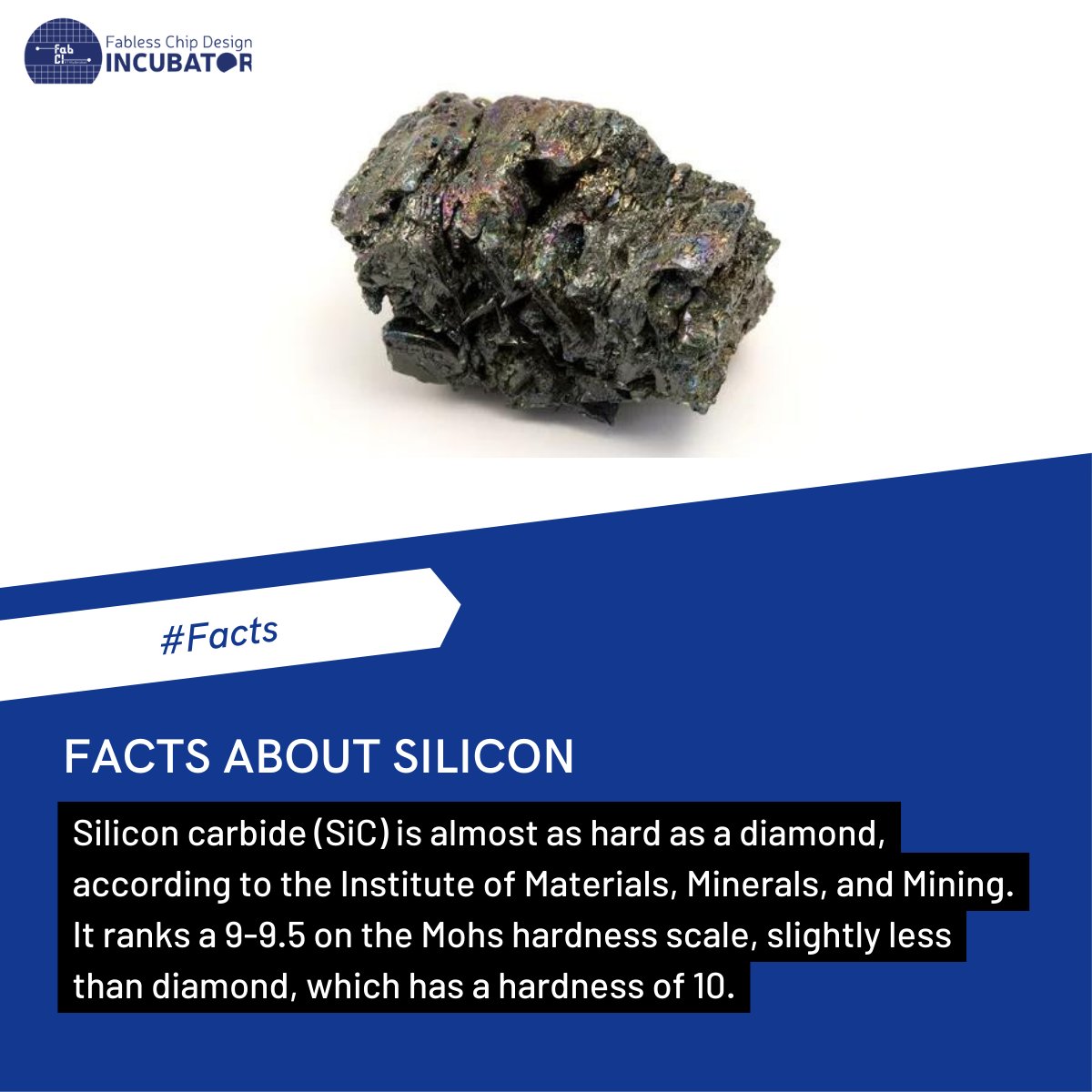 FabCI_IITH's tweet photo. Did you know this fact about Silicon?
:
@FabCI_IITH @IITHyderabad 
:
#fabci #iith #silicon #facts #semiconductor https://t.co/V7k4XCsHnd